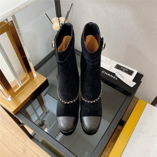 High Quality Luxury Chanel Chain Boots – Style 15814 product detail