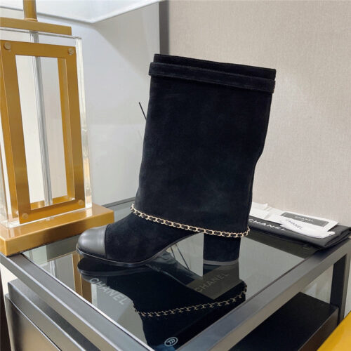 High Quality Luxury Chanel Chain Boots – Style 15814 product detail