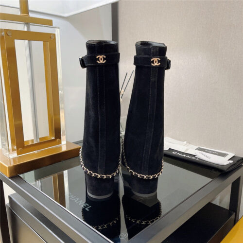 High Quality Luxury Chanel Chain Boots – Style 15814 product detail