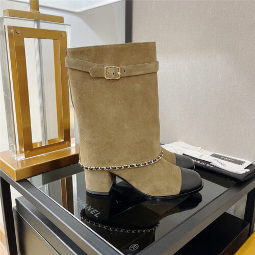 High Quality Luxury Chanel Chain Boots product detail