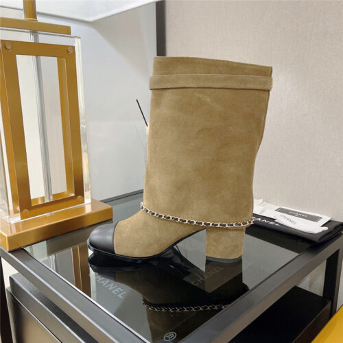 High Quality Luxury Chanel Chain Boots product detail