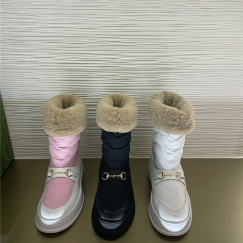 High Quality Luxury Gucci Snow Down Boots product detail