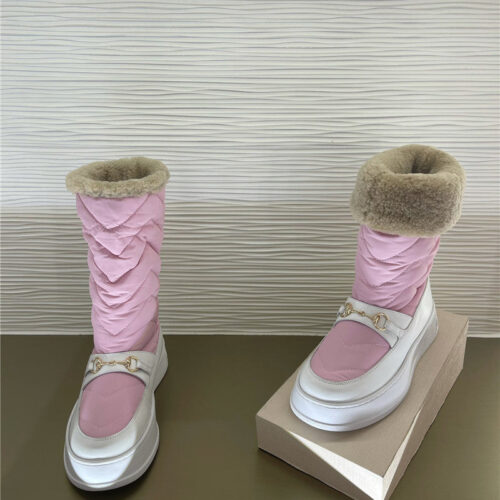 High Quality Luxury Gucci Snow Down Boots product detail