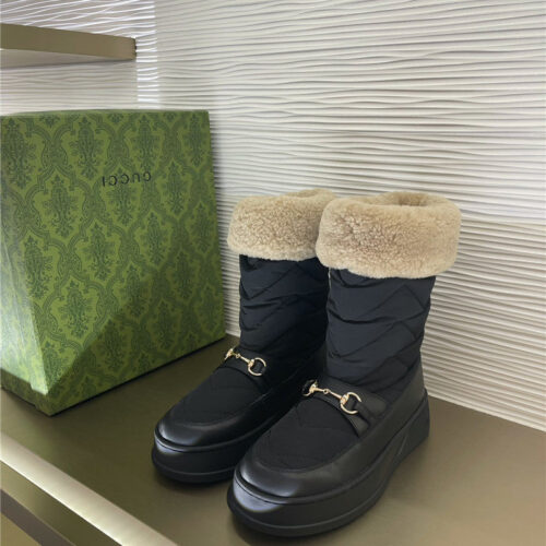 High Quality Luxury Gucci Snow Down Boots – Style 64851