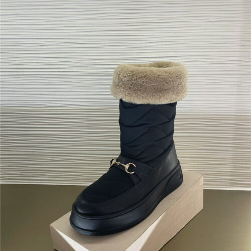 High Quality Luxury Gucci Snow Down Boots – Style 64851 product detail