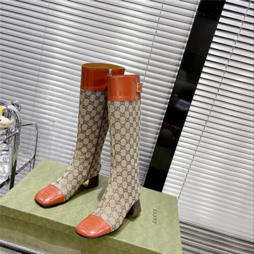 High Quality Luxury Gucci Long Boots Equestrian Boots alternate view