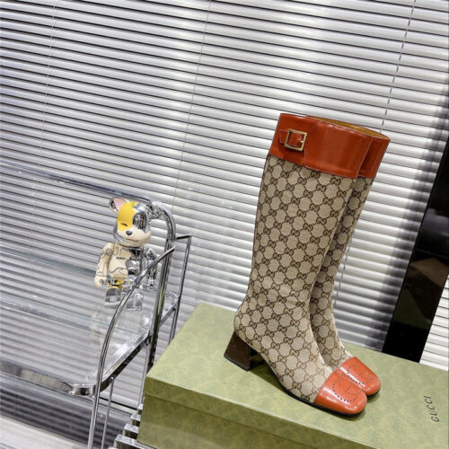 High Quality Luxury Gucci Long Boots Equestrian Boots