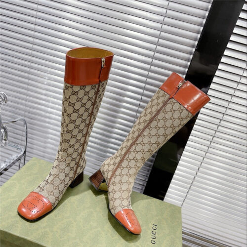 High Quality Luxury Gucci Long Boots Equestrian Boots product detail