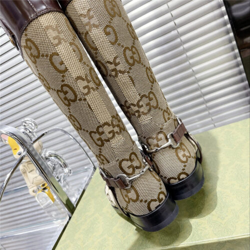 High Quality Luxury Gucci Long Boots Equestrian Boots – Style 88307 product detail