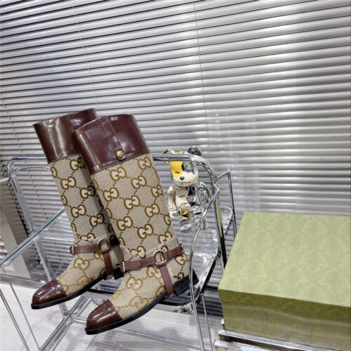 High Quality Luxury Gucci Long Boots Equestrian Boots – Style 88307 product detail