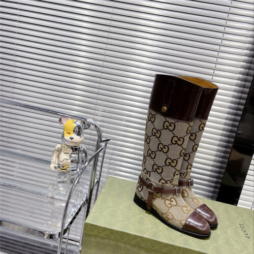 High Quality Luxury Gucci Long Boots Equestrian Boots – Style 88307