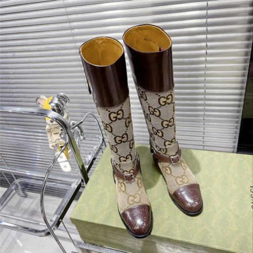 High Quality Luxury Gucci Long Boots Equestrian Boots – Style 88307 product detail