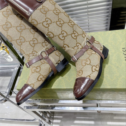 High Quality Luxury Gucci Long Boots Equestrian Boots – Style 88307 product detail