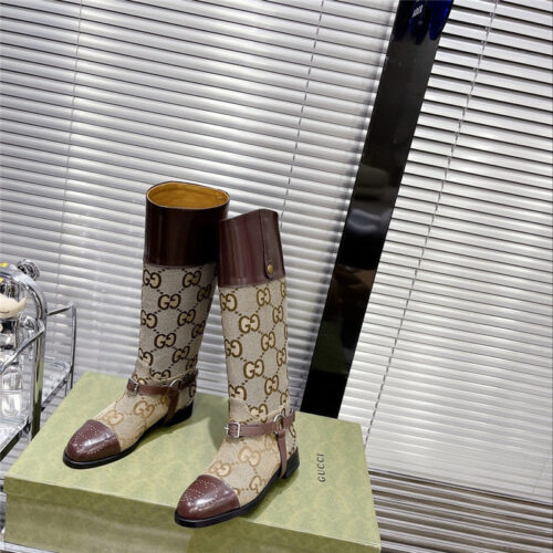 High Quality Luxury Gucci Long Boots Equestrian Boots – Style 88307 product detail