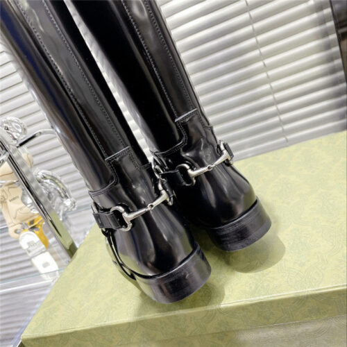 High Quality Luxury Gucci Long Boots Equestrian Boots – Style 53843 product detail