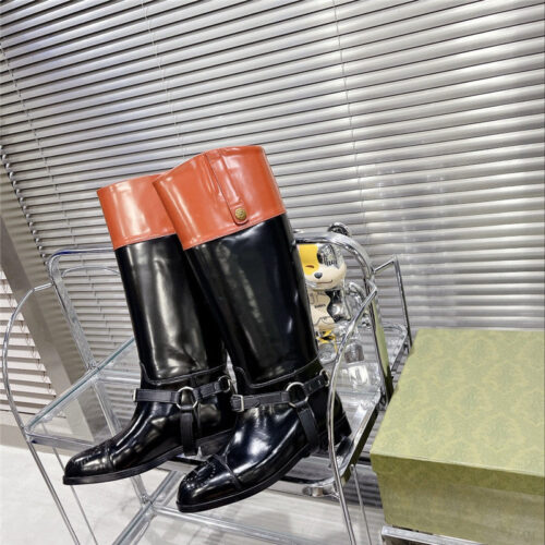 High Quality Luxury Gucci Long Boots Equestrian Boots – Style 53843 product detail
