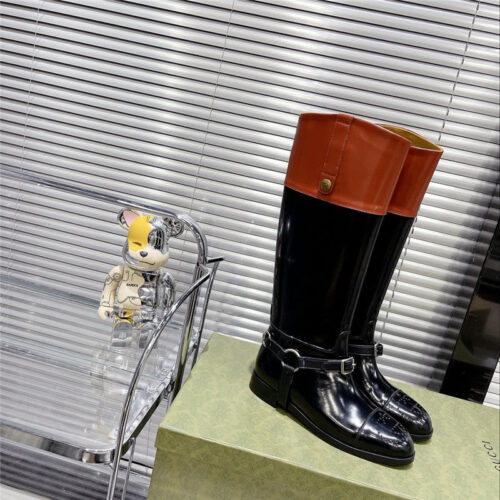 High Quality Luxury Gucci Long Boots Equestrian Boots – Style 53843