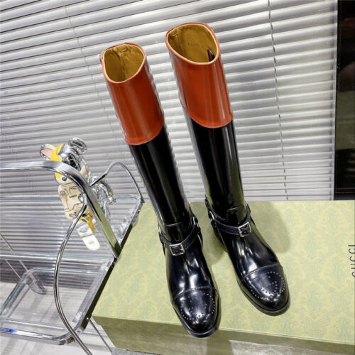 High Quality Luxury Gucci Long Boots Equestrian Boots – Style 53843 product detail