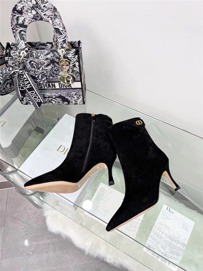 High Quality Luxury Dior Stretch Ankle Boots – Style 36070 product detail