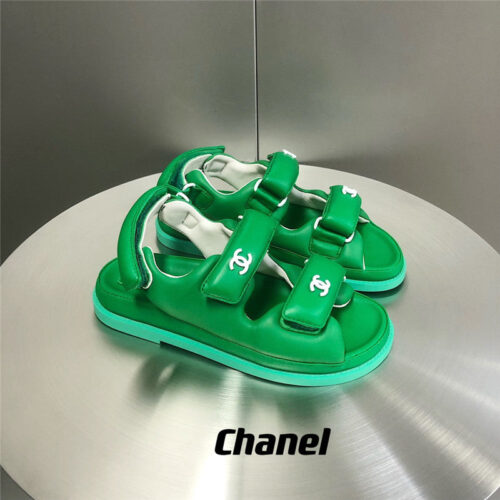 High Quality Luxury Chanel Bread Velcro Sandals