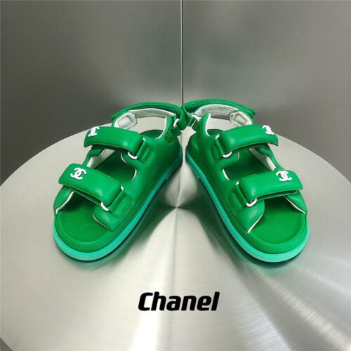 High Quality Luxury Chanel Bread Velcro Sandals alternate view
