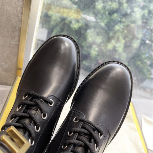 High Quality Luxury Fendi Logo Martin Boots product detail