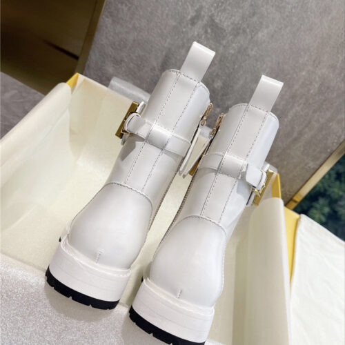 High Quality Luxury Fendi Logo Martin Boots Womens product detail