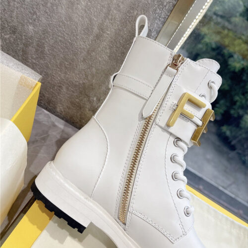 High Quality Luxury Fendi Logo Martin Boots Womens product detail