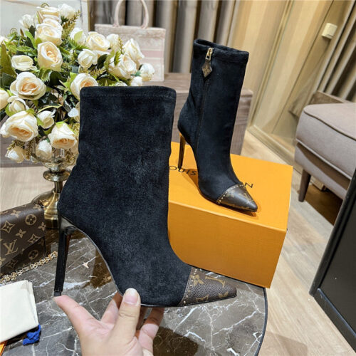 High Quality Luxury Louis Vuitton Cherie Pointed Ankle Boots product detail