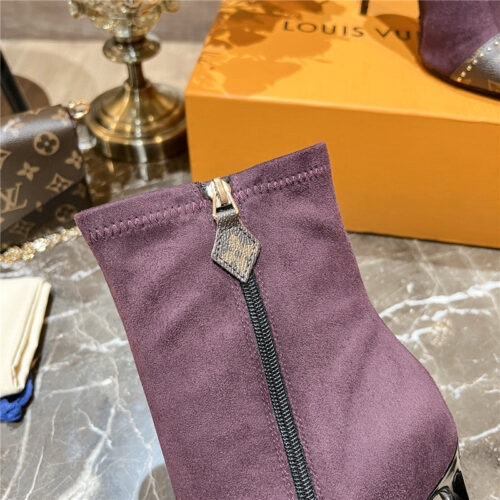 High Quality Luxury Louis Vuitton Cherie Pointed Ankle Boots – Style 74531 product detail