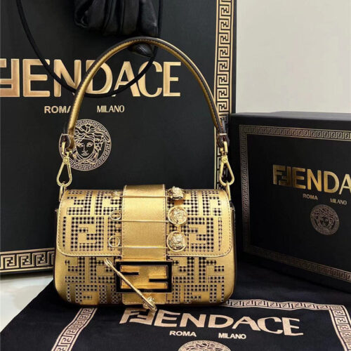 High Quality Luxury Fendi X Versace Baguette Hobo Bag