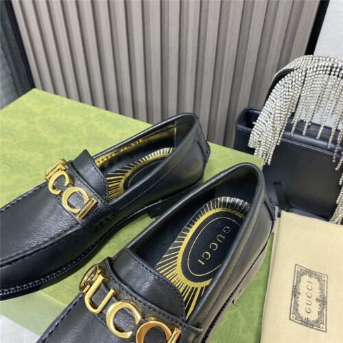 High Quality Luxury Gucci New Logo Round Toe Flat Shoes – Style 33427 product detail