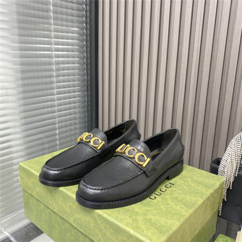 High Quality Luxury Gucci New Logo Round Toe Flat Shoes – Style 33427 product detail