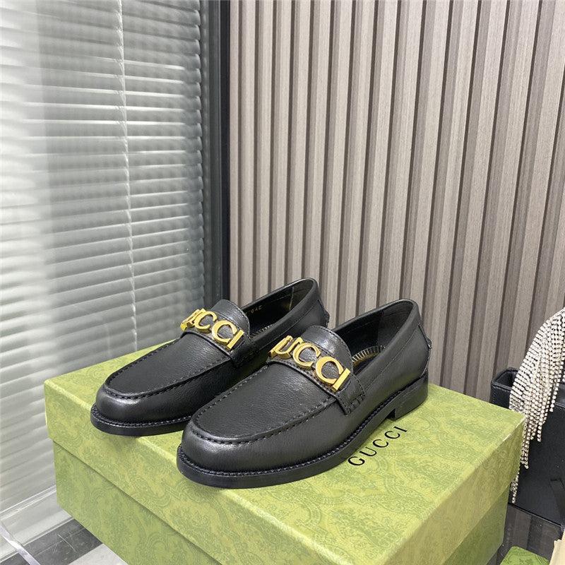 High Quality Luxury Gucci New Logo Round Toe Flat Shoes – Style 33427 product detail