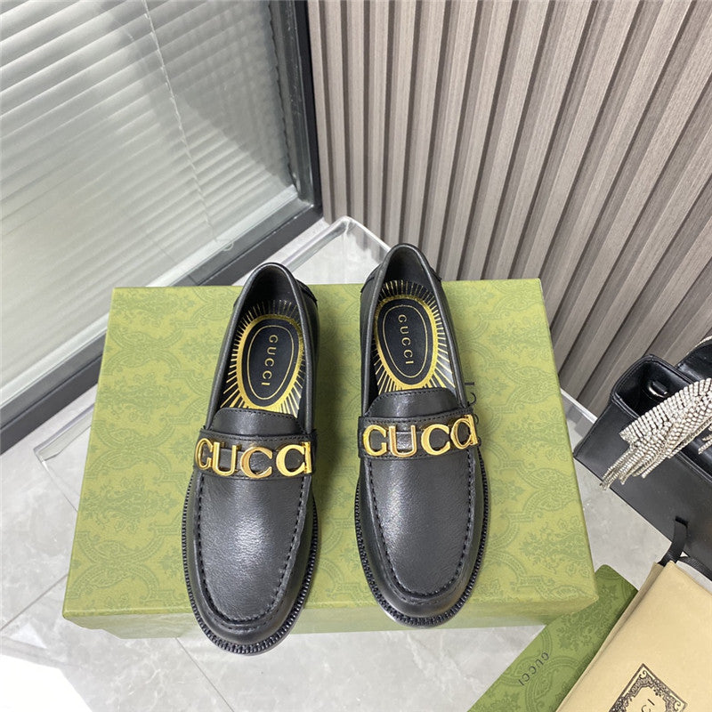 High Quality Luxury Gucci New Logo Round Toe Flat Shoes – Style 33427 product detail