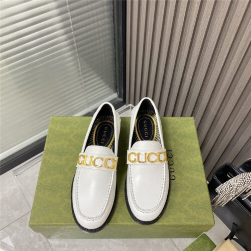 High Quality Luxury Gucci New Logo Round Toe Flat Shoes product detail