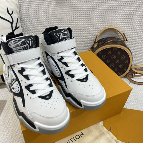 High Quality Luxury Louis Vuitton New Retro Basketball Shoes – Style 77603