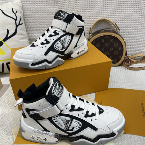 High Quality Luxury Louis Vuitton New Retro Basketball Shoes – Style 77603 alternate view