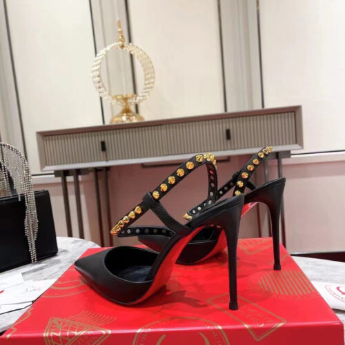 High Quality Luxury Christian Louboutin Lace Stud Sandals product detail