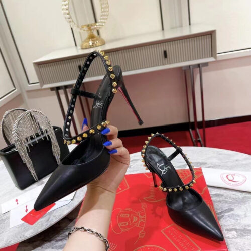 High Quality Luxury Christian Louboutin Lace Stud Sandals product detail