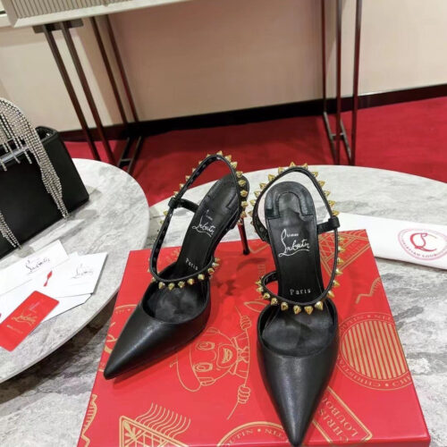 High Quality Luxury Christian Louboutin Lace Stud Sandals product detail