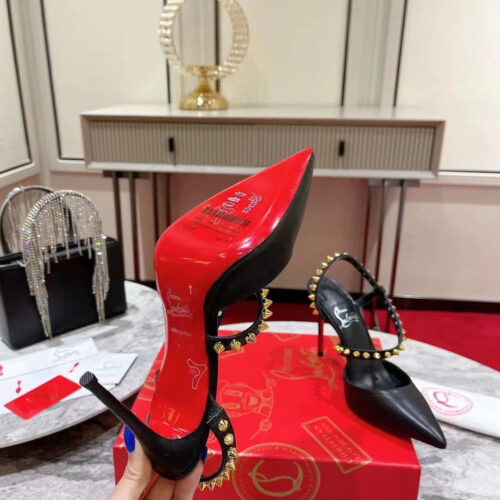 High Quality Luxury Christian Louboutin Lace Stud Sandals product detail