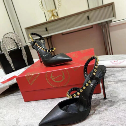 High Quality Luxury Christian Louboutin Lace Stud Sandals product detail