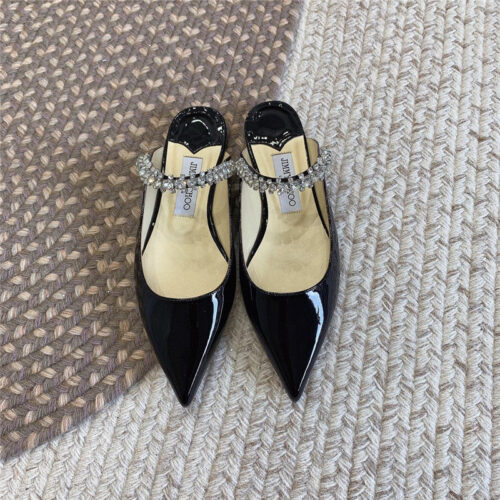 High Quality Luxury Jimmy Choo Rhinestone Slide Sandals – Style 62551 alternate view