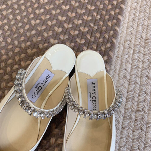 High Quality Luxury Jimmy Choo Rhinestone Slide Sandals – Style 88535 product detail