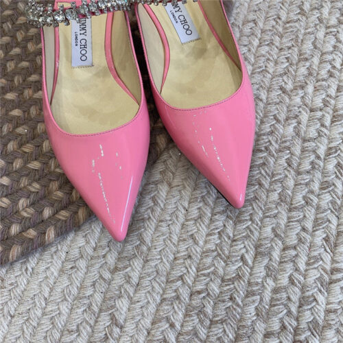 High Quality Luxury Jimmy Choo Rhinestone Slide Sandals – Style 90231 product detail