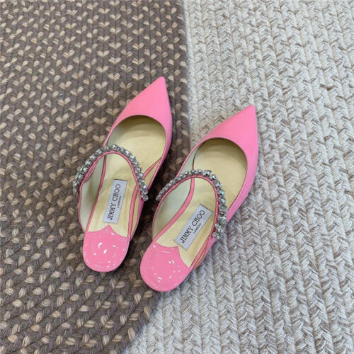 High Quality Luxury Jimmy Choo Rhinestone Slide Sandals – Style 90231 product detail