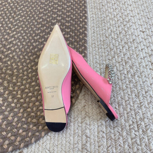 High Quality Luxury Jimmy Choo Rhinestone Slide Sandals – Style 90231 product detail