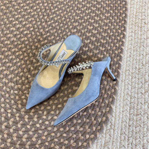 High Quality Luxury Jimmy Choo Rhinestone Slide Sandals – Style 85143 product detail