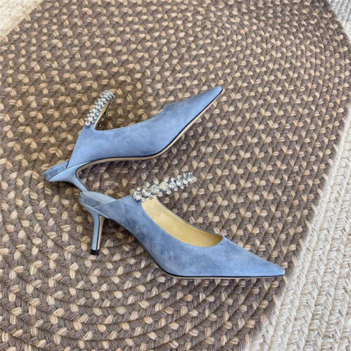 High Quality Luxury Jimmy Choo Rhinestone Slide Sandals – Style 85143 product detail